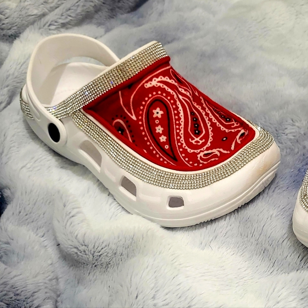 Custom crocs size 8 womens brand new never worn